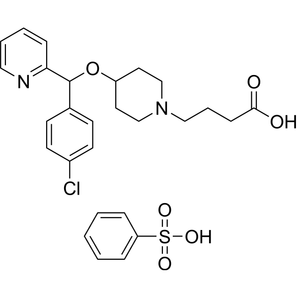 (Rac)-Bepotastine besilate Chemical Structure