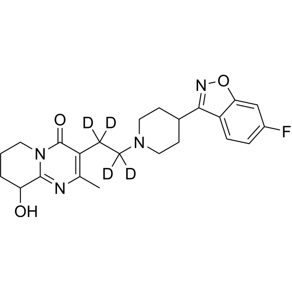 Paliperidone-d<sub>4</sub> Chemical Structure