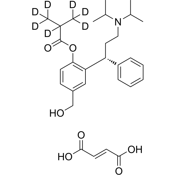 Fesoterodine-d<sub>7</sub> fumarate Chemical Structure