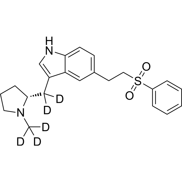 Eletriptan-d<sub>5</sub> Chemical Structure