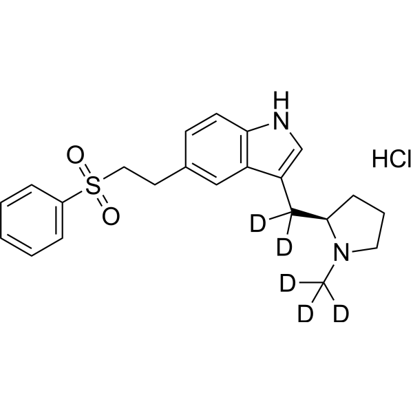 <em>Eletriptan</em>-d5 hydrochloride