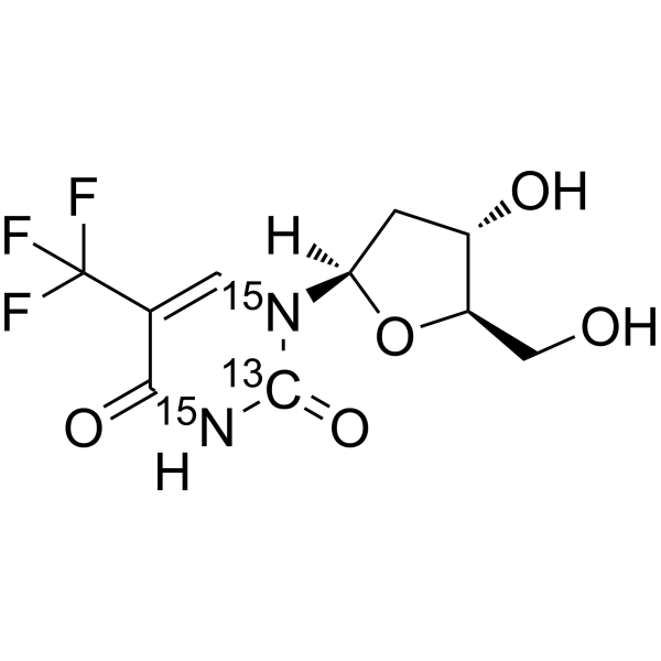 Trifluridine-13C,<em>15</em><em>N</em>2
