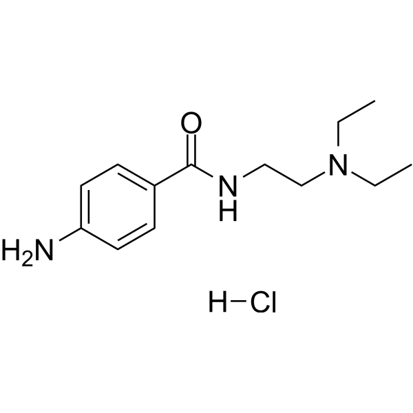 Procainamide hydrochloride Chemical Structure