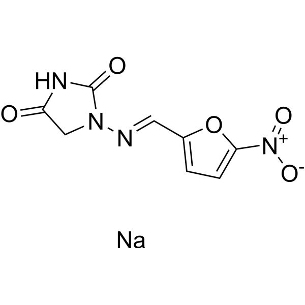 Nitrofurantoin sodium Chemical Structure