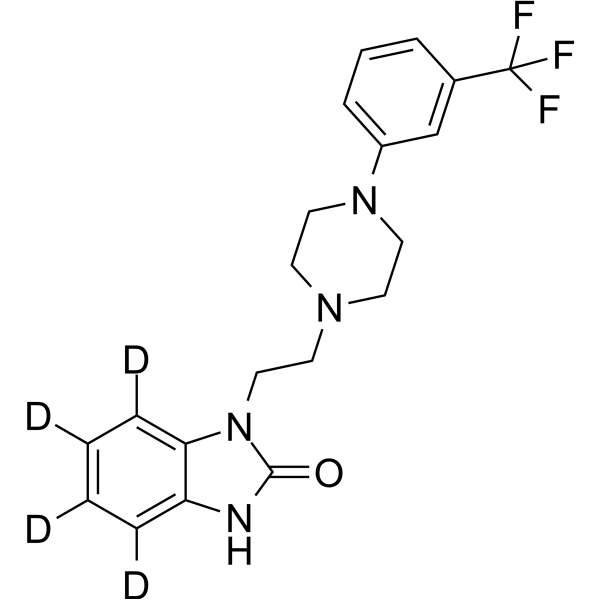 Flibanserin-d<sub>4</sub> Chemical Structure