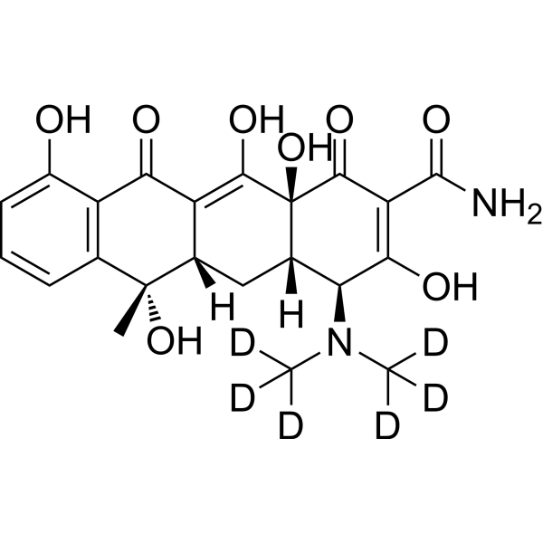 Tetracycline-d<sub>6</sub> Chemical Structure