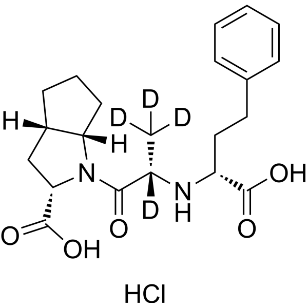 Ramiprilat-d<sub>4</sub> hydrochloride Chemical Structure