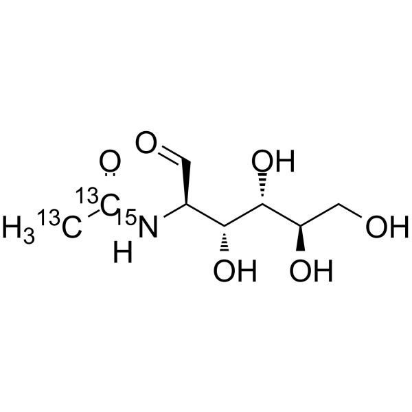 N-Acetyl-D-glucosamine-13<em>C</em>2,15N