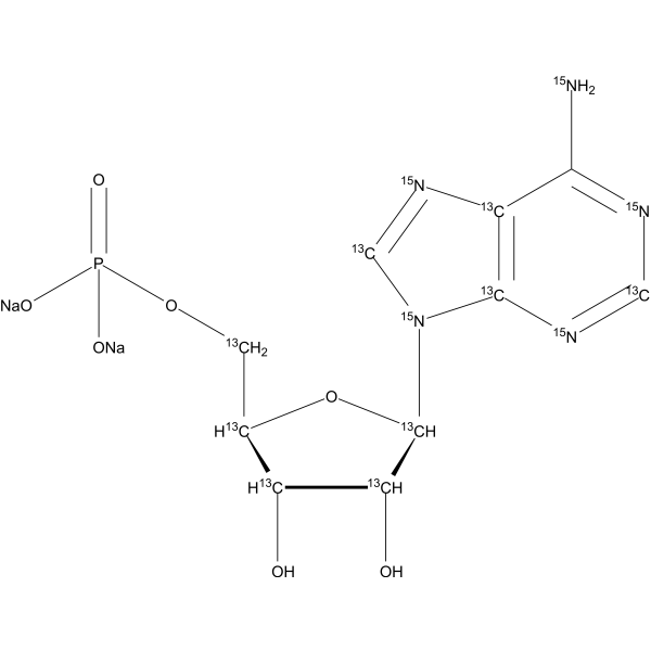 <em>Adenosine</em> monophosphate-13C10,15N5 disodium