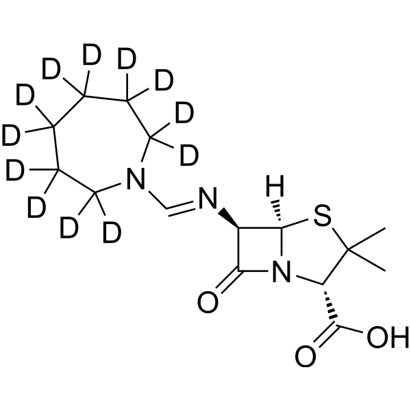 Mecillinam-d<sub>12</sub> Chemical Structure