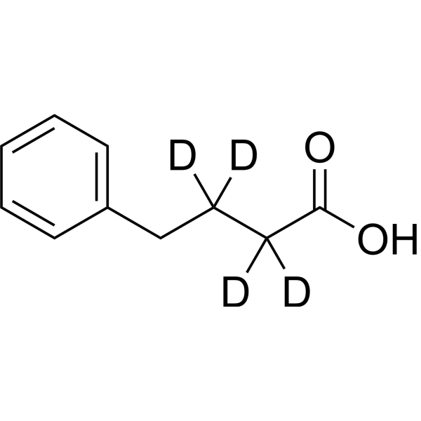4-Phenylbutyric acid-d<sub>2</sub> Chemical Structure