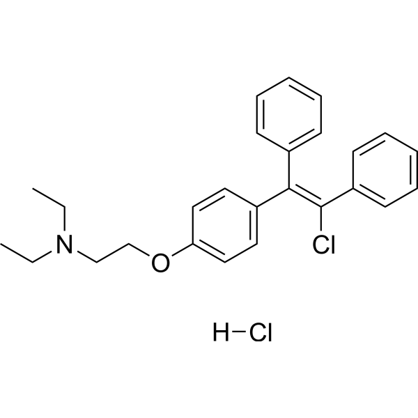 Clomifene hydrochloride Chemical Structure