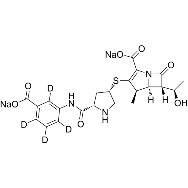 Ertapenem-d<sub>4</sub> disodium Chemical Structure