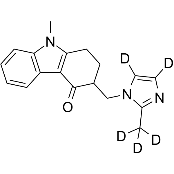 Ondansetron-d<sub>5</sub> Chemical Structure