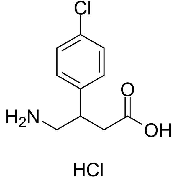 Baclofen hydrochloride Chemical Structure