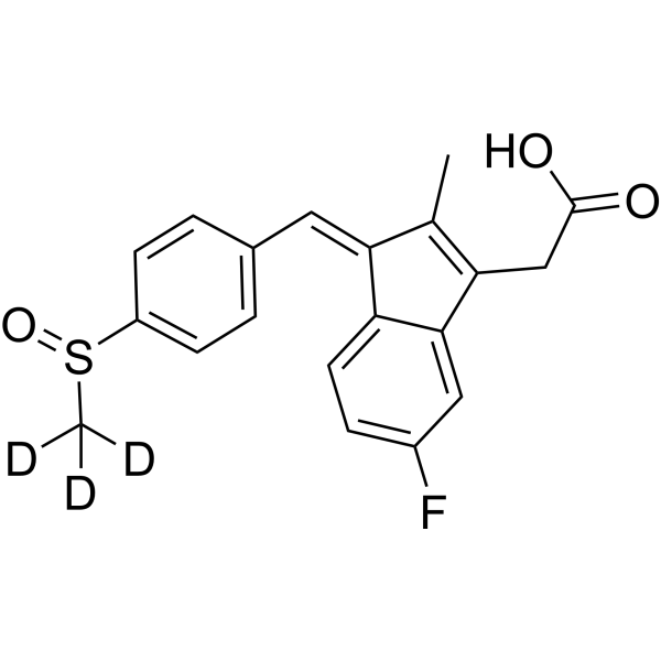 Sulindac-d<sub>3</sub> Chemical Structure