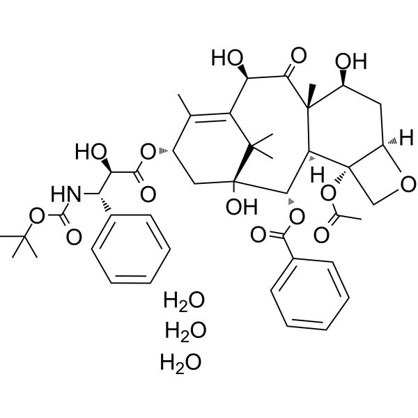 Docetaxel Trihydrate Chemical Structure
