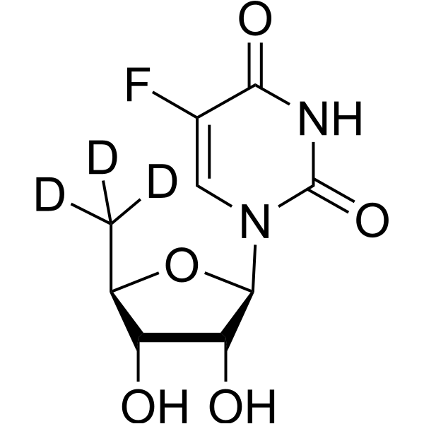 Doxifluridine-d<sub>3</sub> Chemical Structure