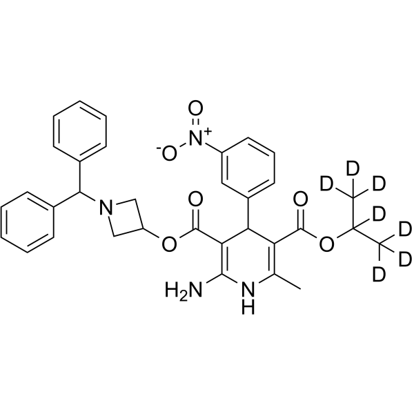 Azelnidipine-d<sub>7</sub> Chemical Structure