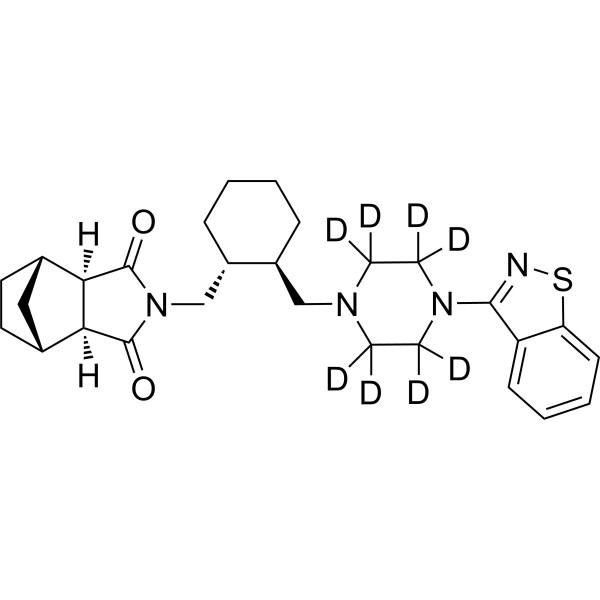Lurasidone-d<sub>8</sub> Chemical Structure