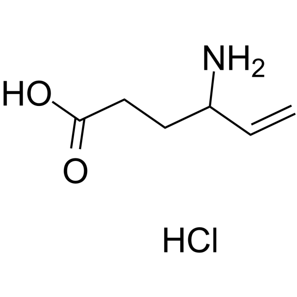 Vigabatrin hydrochloride Chemical Structure