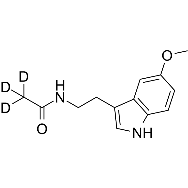 Melatonin-d<sub>3</sub> Chemical Structure