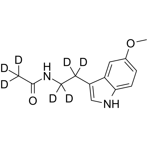 Melatonin-d<sub>7</sub> Chemical Structure