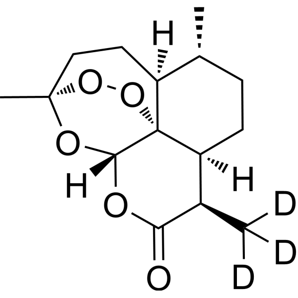 Artemisinin-d<sub>3</sub> Chemical Structure