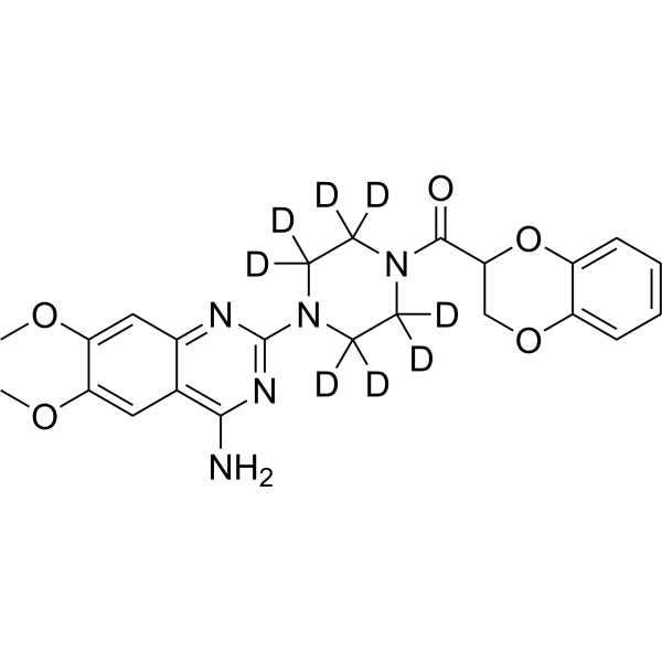 Doxazosin-d<sub>8</sub> Chemical Structure