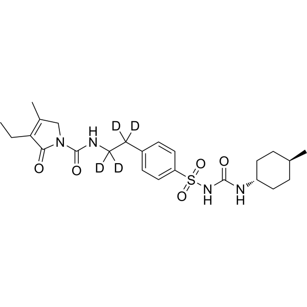Glimepiride-d<sub>4</sub>-1 Chemical Structure