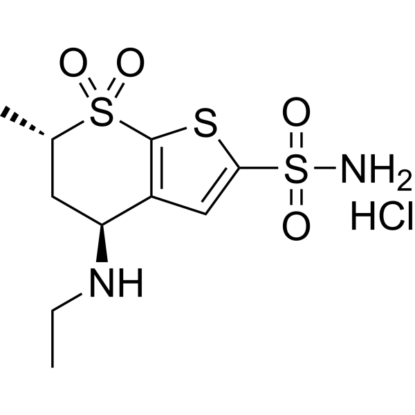 Dorzolamide hydrochloride (Standard) Chemical Structure