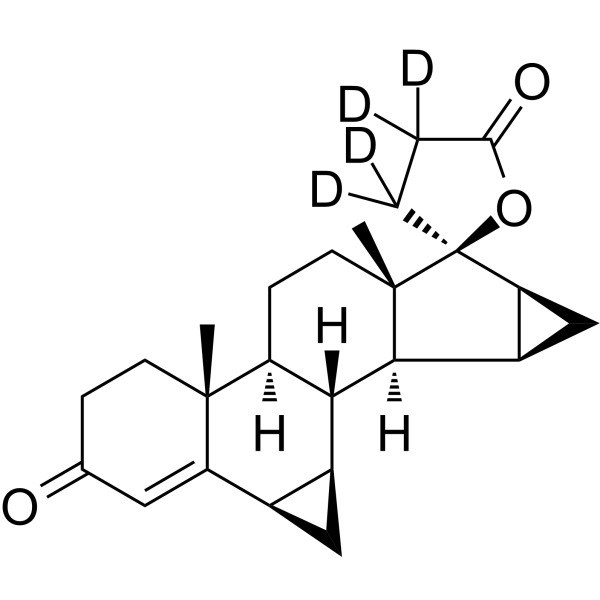 Drospirenone-d<sub>4</sub> Chemical Structure