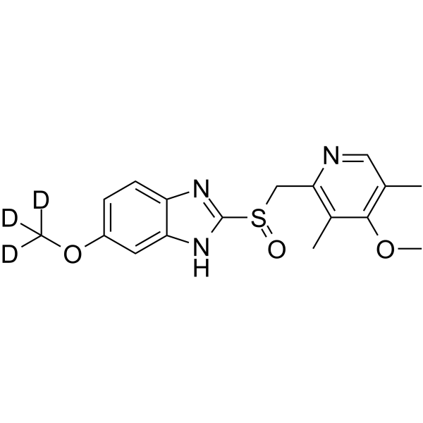 Omeprazole-d<sub>3</sub> Chemical Structure