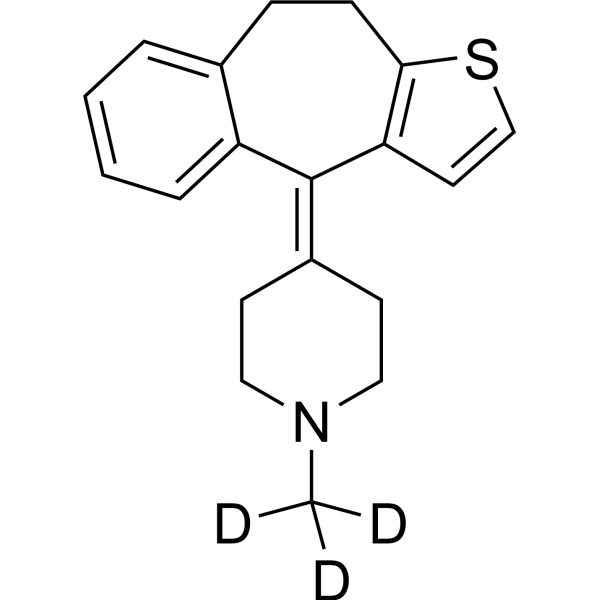 Pizotyline-d<sub>3</sub> Chemical Structure