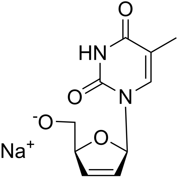 Stavudine sodium Chemical Structure