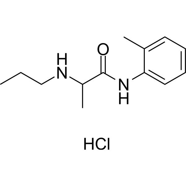 Prilocaine hydrochloride Chemical Structure