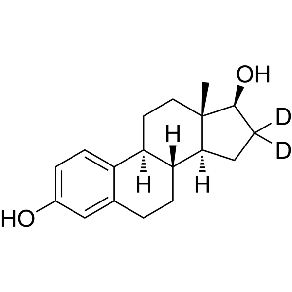 Estradiol-d<sub>2</sub>-1 Chemical Structure