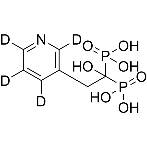 Risedronic Acid-d<sub>4</sub> Chemical Structure