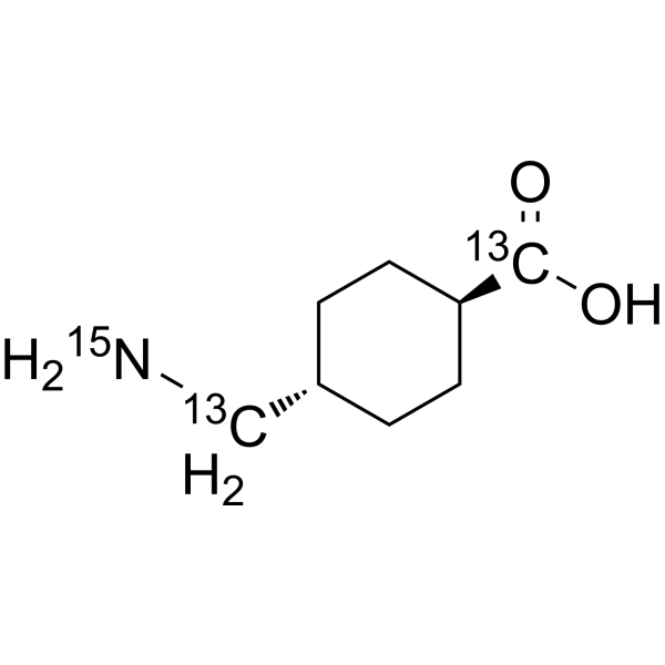 Tranexamic acid-13C<em>2</em>,15N