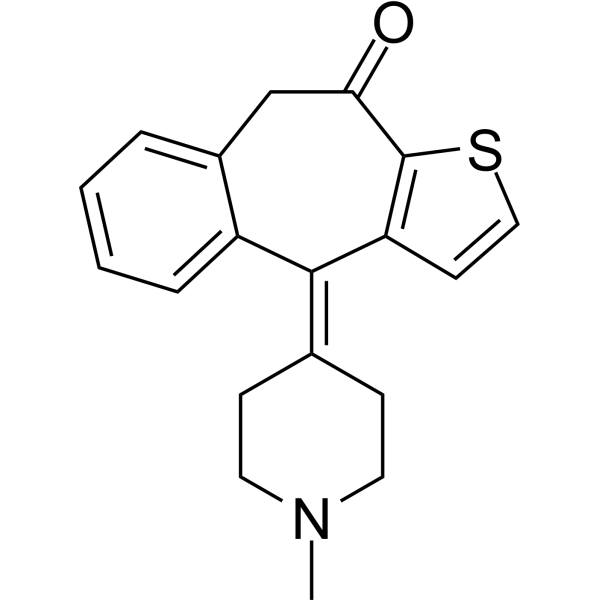 Ketotifen Chemical Structure