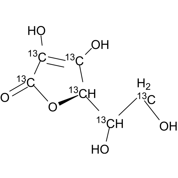 L-Ascorbic acid-13C<em>6</em>-1