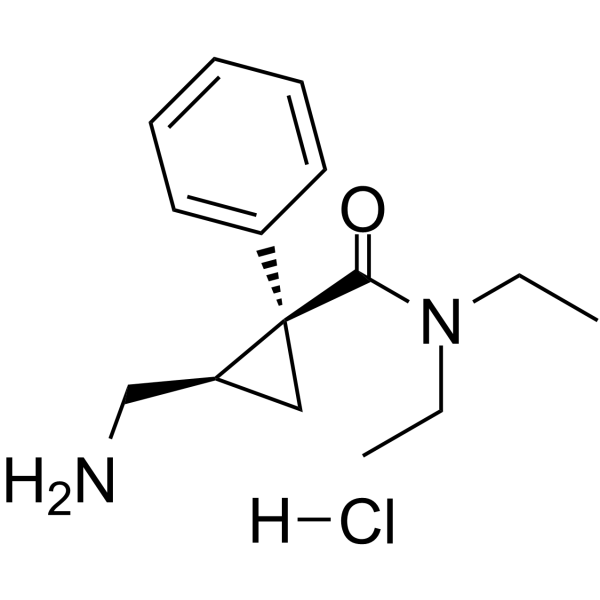 Milnacipran ((1S-cis) hydrochloride) Chemical Structure