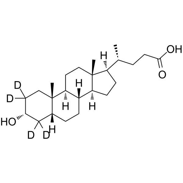Lithocholic acid-<em>d4</em>