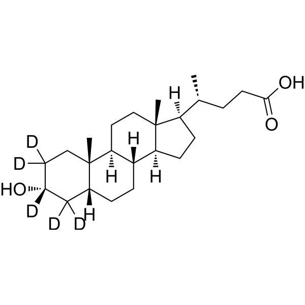 Lithocholic acid-<em>d</em>5
