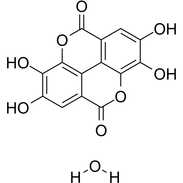 Ellagic acid (hydrate) Chemical Structure