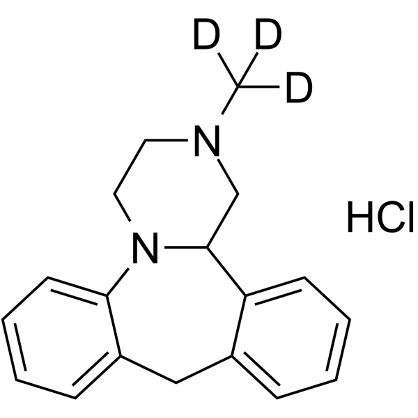 Mianserin-d<sub>3</sub> hydrochloride Chemical Structure