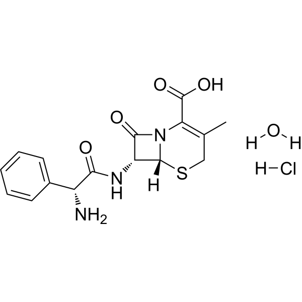Cephalexin hydrochloride monohydrate Chemical Structure