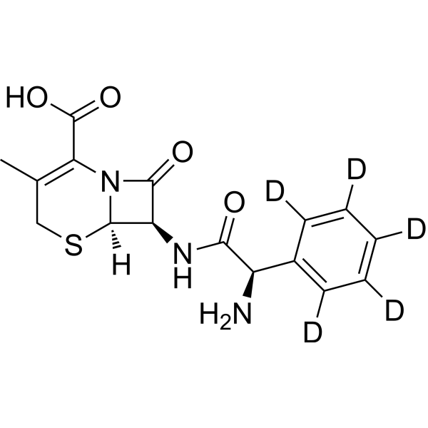 Cephalexin-d<sub>5</sub> Chemical Structure