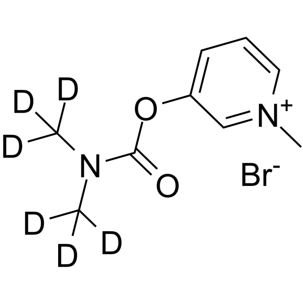 Pyridostigmine-d<sub>6</sub> bromide Chemical Structure