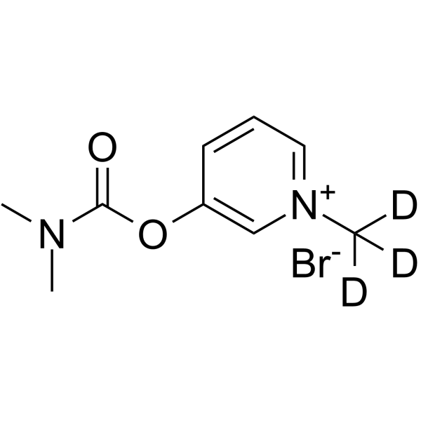 Pyridostigmine-d<sub>3</sub> bromide Chemical Structure